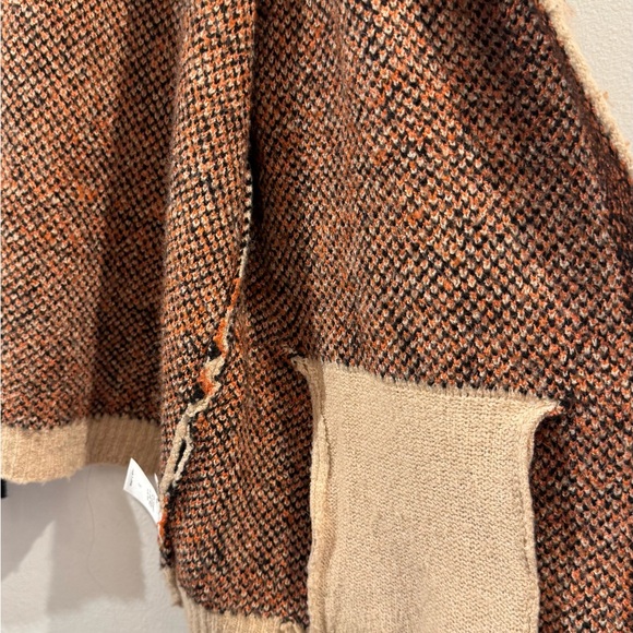 Cozy Beige Halloween Cat Pattern Open Cardigan Sweater Maurice’s - Picture 4 of 7